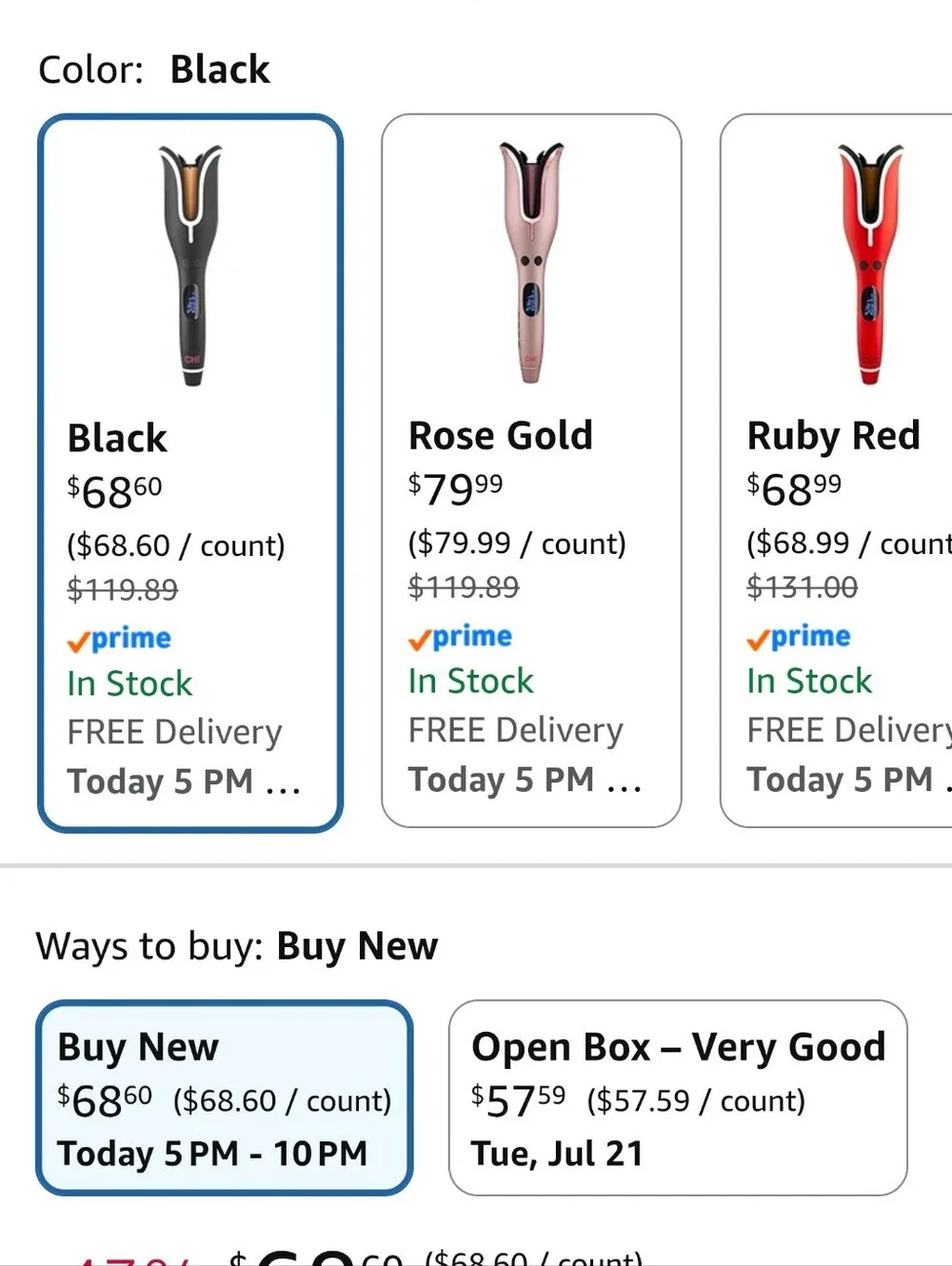 CHI Spin N Curl Rotating Curler